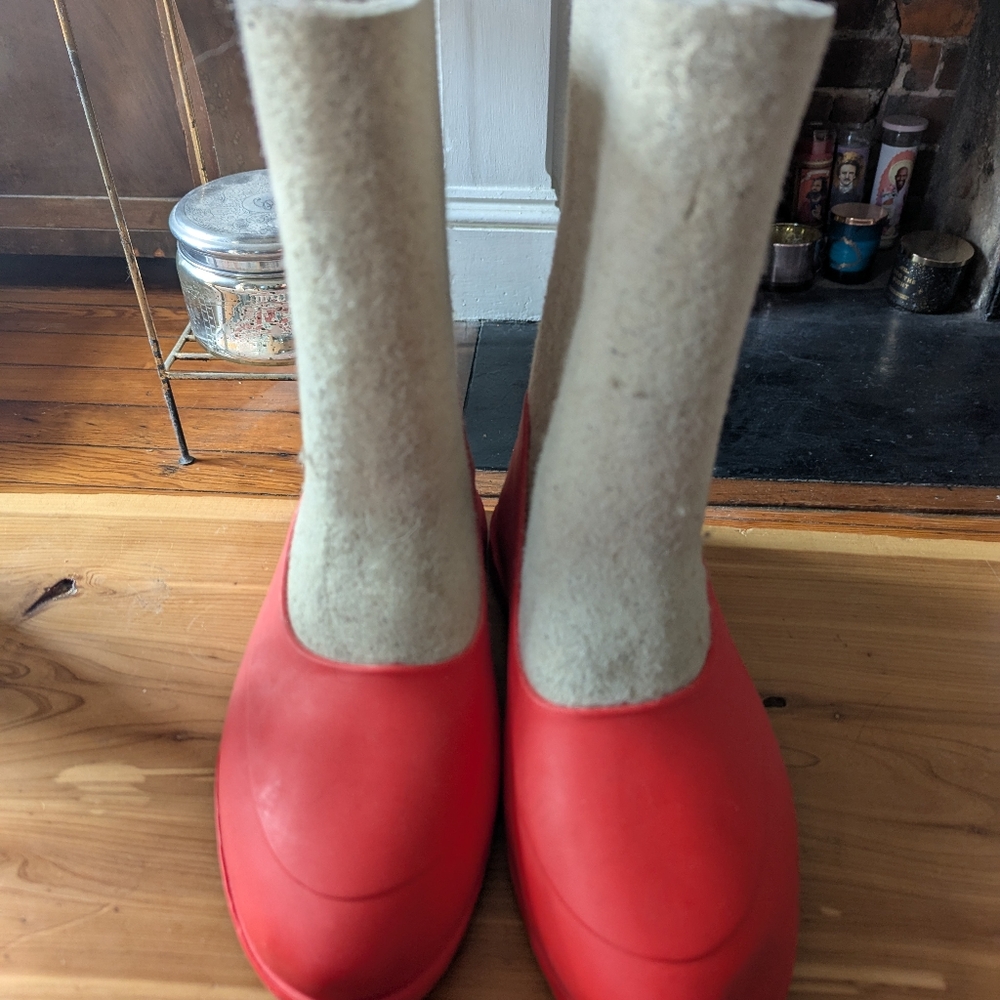 New Voylok Sustainable Wool and Rubber Rain / Winter Boots - 42/43 - Picture 2 of 5